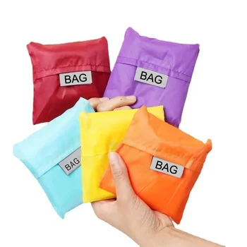 Fashion плътен цвят дамски чанти сгъваема еко пазарска чанта голяма пазарска торбичка за многократна употреба чанта за съхранение на хранителни стоки организатор чанти за купувачи