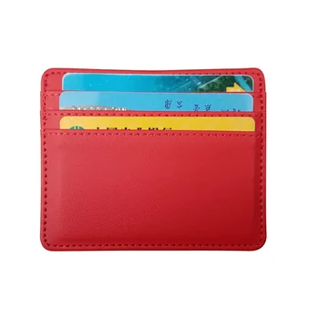 Визитна картичка Cover Bank Card ID Card Cover PU Leather Cover Certificate Cover и визитка Holder