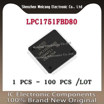 LPC1751 LPC1751F LPC1751FB LPC1751FBD LPC1751FBD80 LPC Нов оригинален чипсет IC MCU LQFP-80