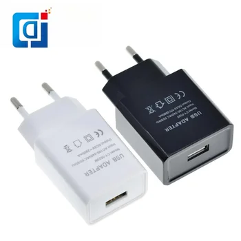 JCD EU щепсел 5V 2A Единичен USB универсален мобилен телефон зарядни устройства пътуване зарядно устройство адаптер щепсел зарядно CY-0520