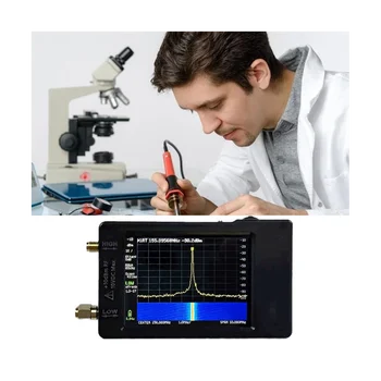 За TinySA 2.8 инчов ръчен спектрален анализатор 100KHz-350MHz високопрецизен генератор на сигнали, поддържащ PC връзка