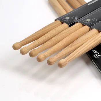 One Pair 5A Drum Sticks Professional Hickory Maple Beech Wood Drumsticks Музикални инструменти Барабанни аксесоари за комплект барабани