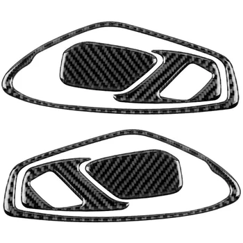 за Chevrolet Camaro 2016 -2020 Карбонови влакна кола интериор врата дръжка рамка капак подстригване врата купа стикер врата заключване тапицерия