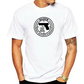 In Glock We Trust Handgun USA Logo Perfection T-shirt Cotton Men T shirt New TEE TSHIRT Womens