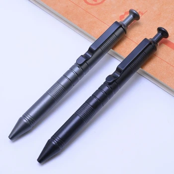 2024 Нова преносима химикалка писалка против плъзгане писане писалка тактика самозащита Химикалка Офис лагер консумативи