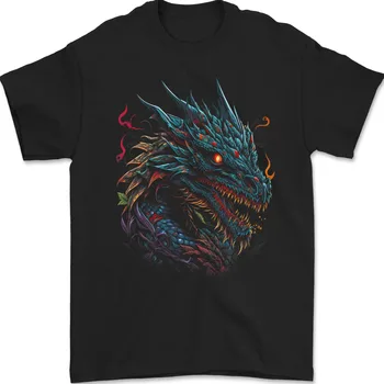 Митична мъжка тениска Dragon Fantasy 100% памук