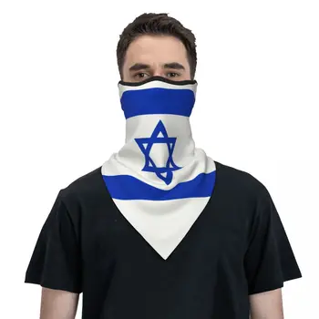 Израелска гордост Израелско знаме Зимна маска за врата По-топло Жени Мъже Туризъм Колоездене Тръба Шал Лице Бандана Гайтер