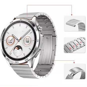 Titanium Strap forl Huawei Watch GT4 46mm /GT3 Pro Gt2 /2Pro Watch 4 4Pro Watchband за Huawei Wath 3 Pro Нов GT 2E маншет