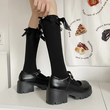 Pin Buckle обувки за жени, прости черни обувки на платформа, модни мокасини, PU кожени обувки, дамски обувки за увеличаване на височината
