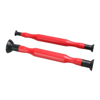 090E 2Pcs Hand Lapping Grinding Stick Tool Set Double Ended Valves Lapper