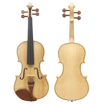 Astonvilla 4/4 цигулка ръчно резбовани дървени трупи цвят цигулка комплект с лък и случай за практика струнни инструменти високо качество цигулка