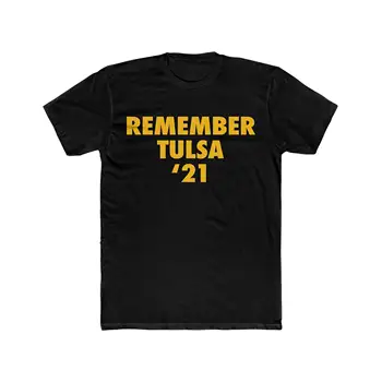 REMEMBER TULSA 21 тениска Черна риза за месец на историята