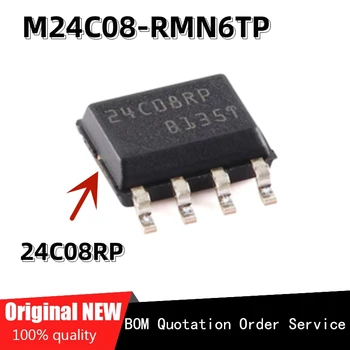 10pcs/lot 100% Нов M24C08-RMN6TP 24C08RP SOP-8 чипсет IC Original
