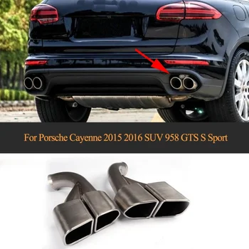 За Porsche Cayenne 2015 2016 Автомобилни изпускателни тръби Изпускателни тръби Авто ауспуси SUV 958 GTS S Sport