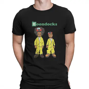 The Boondocks Мъжки TShirt The Boondocks Parody Breaking-Bad Отличителна тениска Harajuku Суитшърти New Trend