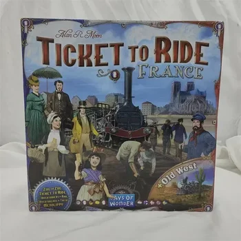 Ticket To Ride Europe Board Game, Card Game, And Party Game For The Whole Series Of American Railway Train Ticket Tours