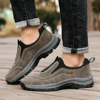 Летни мъжки ежедневни обувки Cover Foot Outdoor Thick Sole Non-Slip Sports Walking Shoes Удобни обувки за бягане