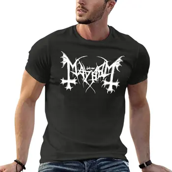 Vintage The True Mayhem Darkthrone Immortal Logo Oversized T Shirts Brand Мъжки дрехи 100% памук Streetwear Big Size Top Tee