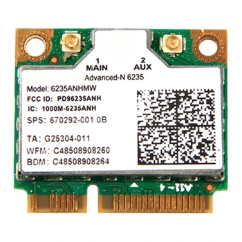 WIFI Centrino Advanced-N 6235 6235 Мини WiFi карта PCI-E 802.11abgn Двойна лента