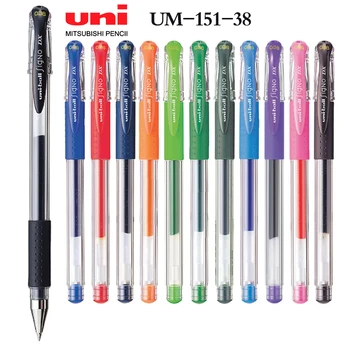 UNI UM-151-38 гел писалка 0.38mm цвят химикалка за училище офис консумативи за възрастни книжка за оцветяване писане гладка корейски канцеларски материали
