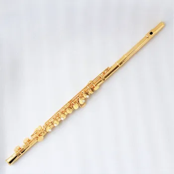Alto флейта висок клас 16holes флейта музикален инструмент позлатени флейта професионален
