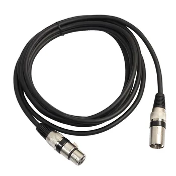 3 Pin DMX сигнален кабел XLR мъжки към женски кабел змия кабел