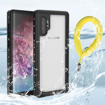 IP68 водолазен плувен водоустойчив калъф за Samsung S23 S22 S21 S20 Ultra Note 20 Note10 Plus S10 S9 Прахоустойчив здрав прозрачен заден капак