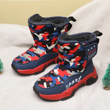 Детски зимни ботуши Водоустойчиви туристически обувки Детски външни планински ботуши Детски снежни ботуши за момичета Трекинг маратонки Момчета