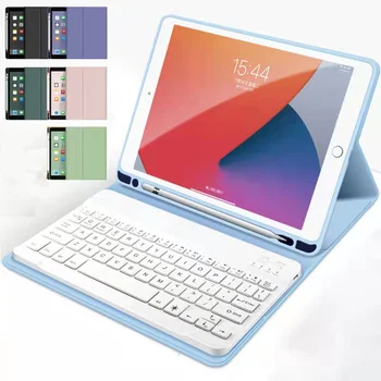 Клавиатура за Samsung Galaxy Tab S9 11 2023 S9 FE 10.9 A9 Plus S7 11 A9 8.7 Inch A8 10.5 2021 S8 Plus S7 Plus 12.4 Bluetooth калъф