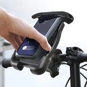 Мотоциклет мобилен телефон седалка, велосипед кормило мобилен телефон клип за iPhone 14Plus / ProMax, 13 promaxs9s10
