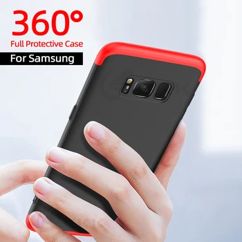 360 Пълен защитен калъф за Samsung Galaxy S20 S10 S9 S8 Plus Lite ултра удароустойчив калъф за Samsung S10 S9 S6 S7 Edge Note 9 8