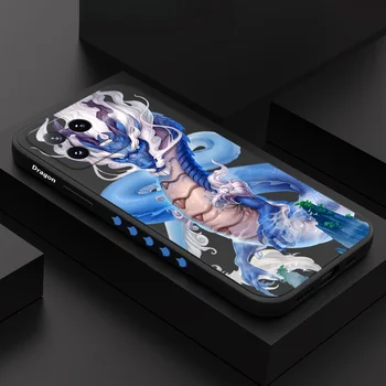Ice Dragon калъф за телефон за Xiaomi Mi 13 12 12T 12S 11 11T Ultra 10 10T 9 9T 9SE 8 Pro Lite 5G течен силиконов капак