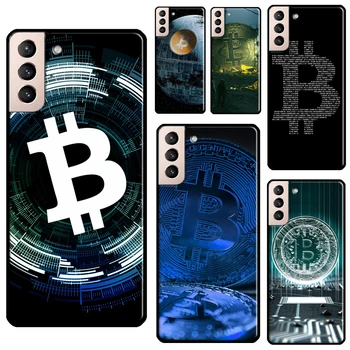 Bitcoin калъф за Samsung Galaxy S21 Ultra S20 FE S8 S9 S10 Note 10 Plus Забележка 20 S22 Ultra капак