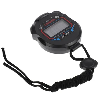 Ръчен цифров професионален LCD хронометър с алармена функция, хронограф таймер за спортни съдии Runner Fitness