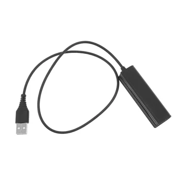Женски адаптер кабел кабел за слушалки пластмасови слушалки адаптер адаптер конвертор кабел адаптер кабел RJ9 към USB адаптер