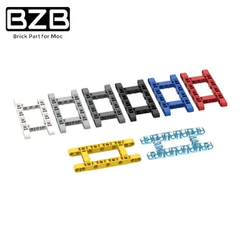 BZB MOC 64178 5x11 с дупка рамо рамка / кръг греда високотехнологични сграда блок модел тухлени части деца мозъка игра DIY играчка най-добър подарък