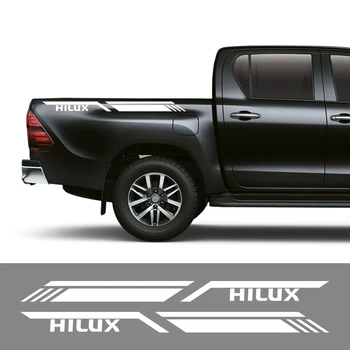 За Toyota Hilux Revo Vigo пикап багажника странични стикери камион графики ивици стил Decals винил капак Авто тунинг аксесоари