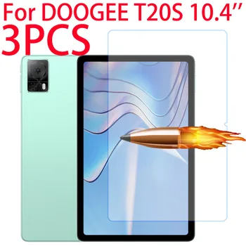3PCS 9H пълно покритие закалено стъкло за DOOGEE T20S t20s 10.4 инча 2023 таблет екран протектор защитен филм